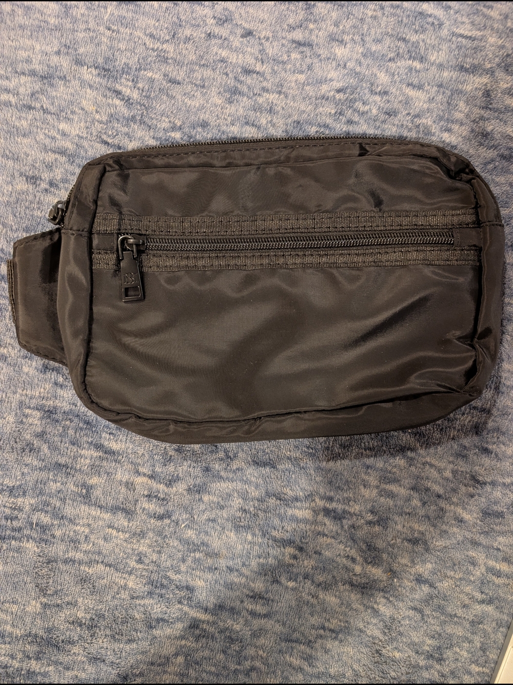 Badgley Mischka Black Nylon Belt Bag